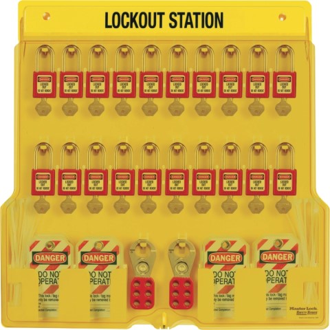 MASTER LOCK - 20 PADLOCK STATION WITH ACCESS MTO AND NON RETURNABLE